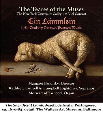 Album Cover, Ein Laemmlein -- The Sacrificial Lamb, Josefa de Ayala, Portuguese, ca. 1670-1684, detail. The Walters Art Museum, Baltimore